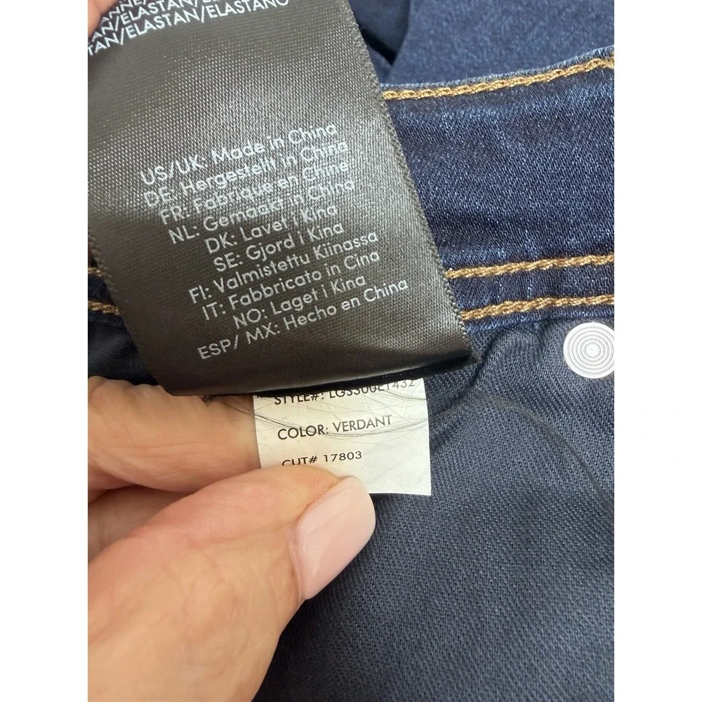 Liverpool Los Angeles NWT Kingston Modern Straight Bullet Dark Wash Jeans 32x32